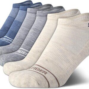 Women's No Show Athletic Socks 6 Pack Low Cut Cushioned Performance Socks